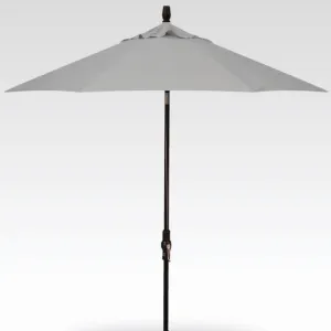9ft Auto Tilt Umbrella - Cast Silver