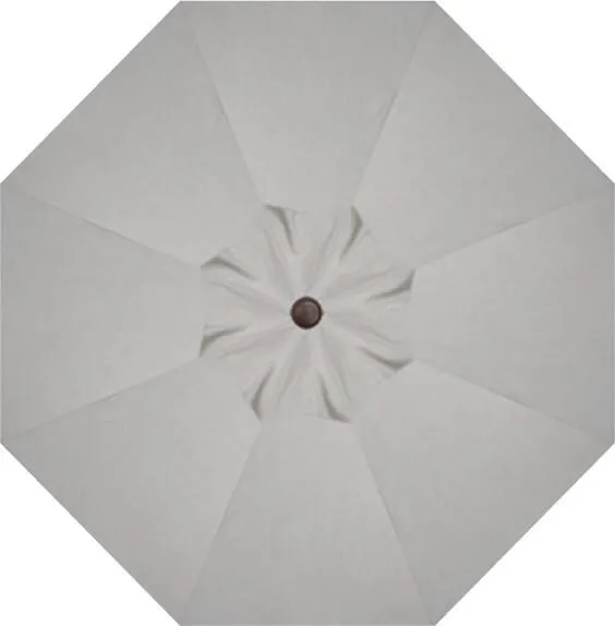 9ft Auto Tilt Umbrella - Cast Silver