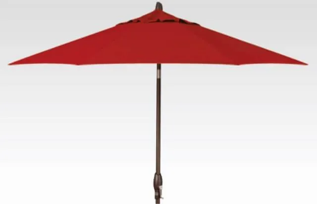 9ft Auto Tilt Umbrella - Cast Silver