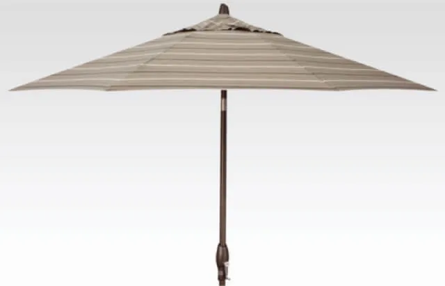 9ft Auto Tilt Umbrella - Cast Silver