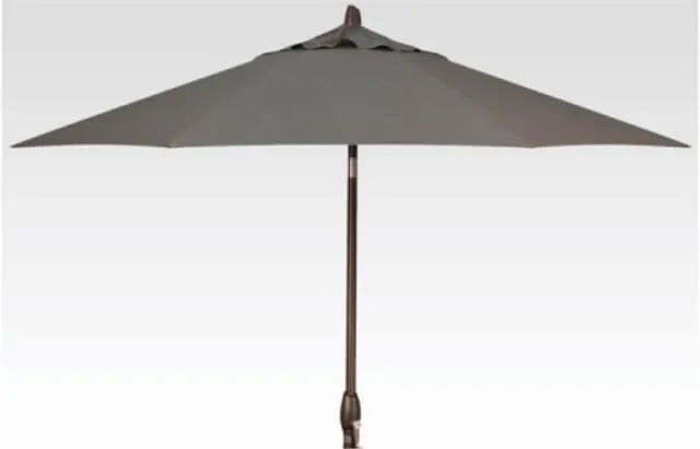 9ft Auto Tilt Umbrella - Cast Silver