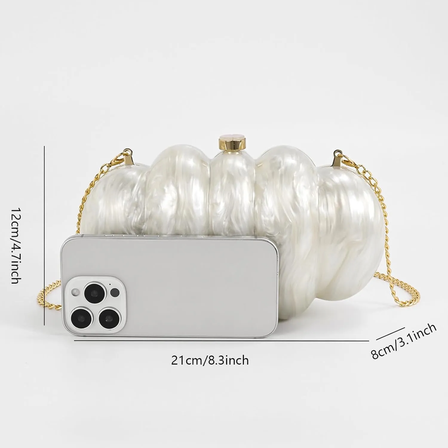 Acrylic Clutch Purse,Seashells Women Hand Bag Wedding Guest Handbag Evening Bag Bridal Formal Mother Of Pearl Clutch Novelty