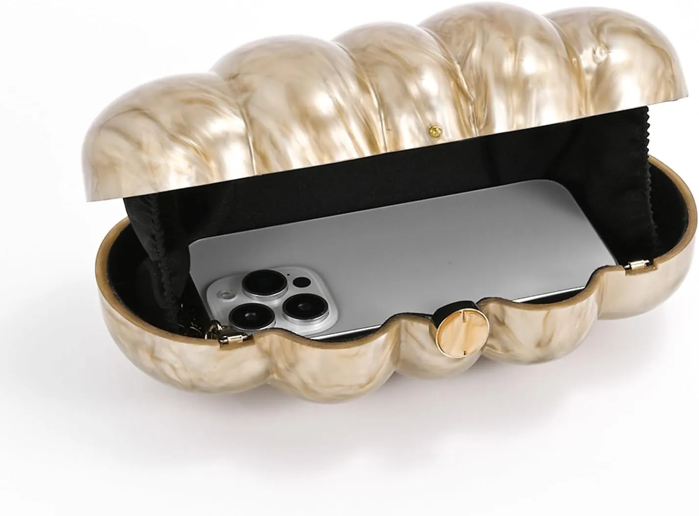 Acrylic Clutch Purse,Seashells Women Hand Bag Wedding Guest Handbag Evening Bag Bridal Formal Mother Of Pearl Clutch Novelty