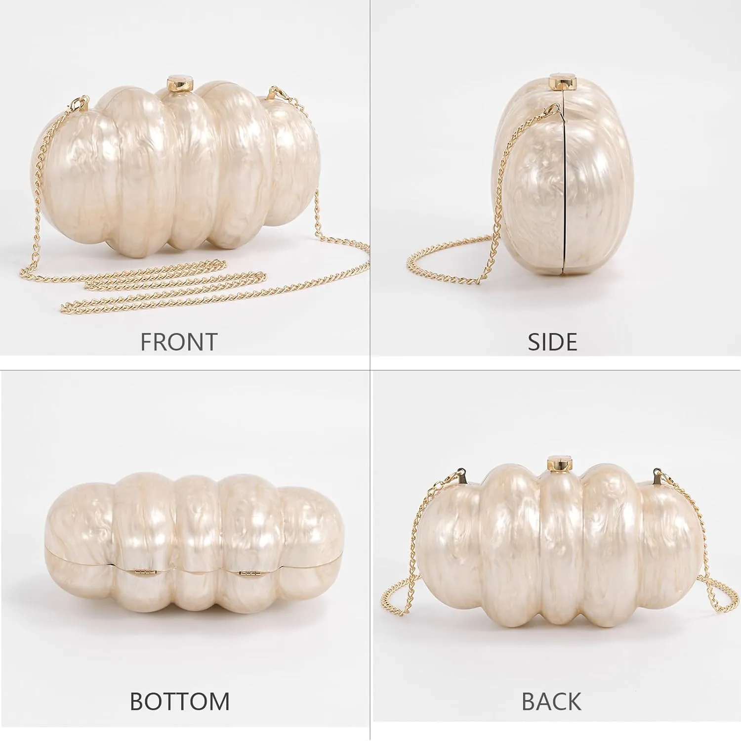 Acrylic Clutch Purse,Seashells Women Hand Bag Wedding Guest Handbag Evening Bag Bridal Formal Mother Of Pearl Clutch Novelty