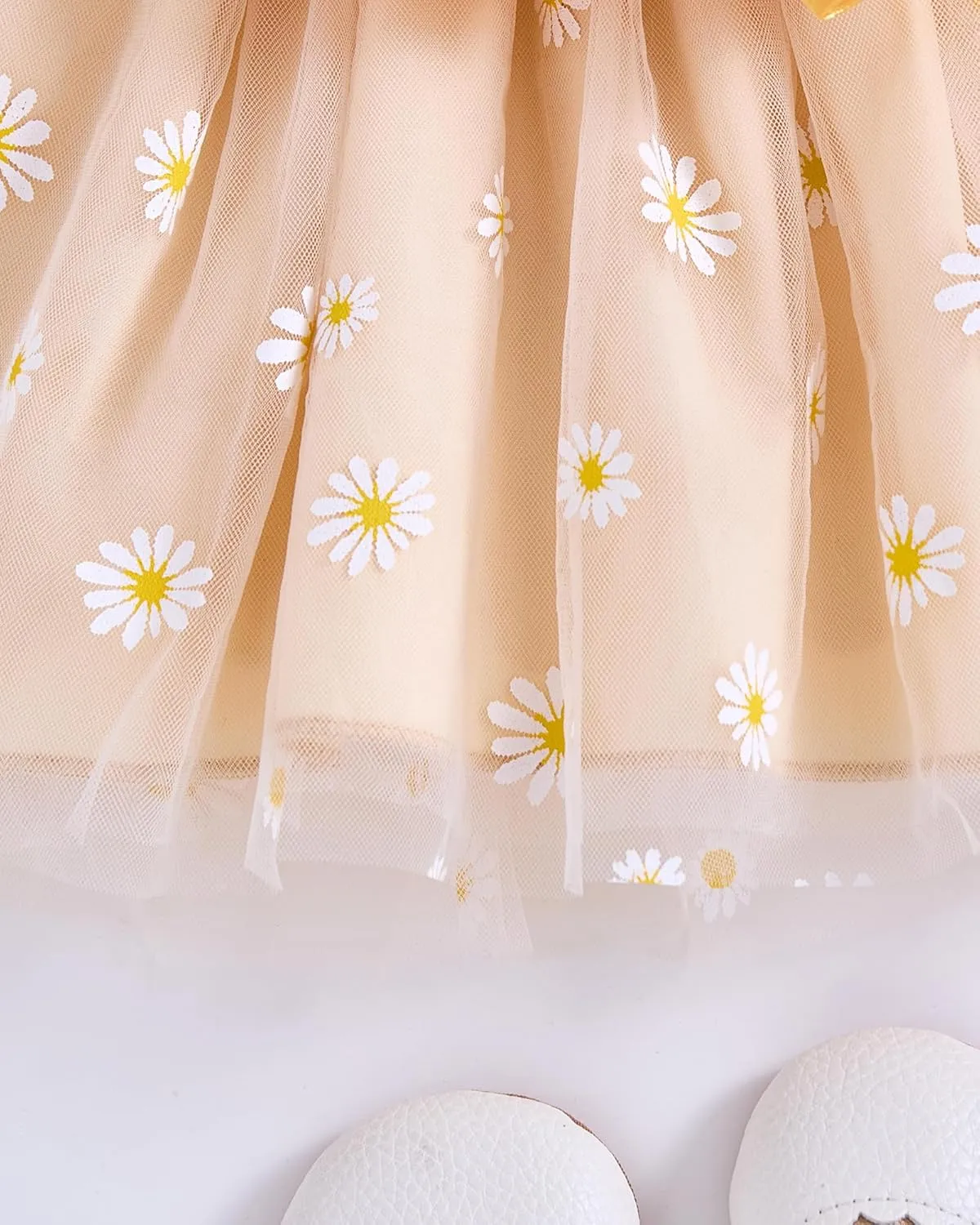 Baby Girl Clothes Toddler Girls Tulle Dress Infant Ruffle Halter Smocked Dresses Casual Sundress Summer Girls Outfit