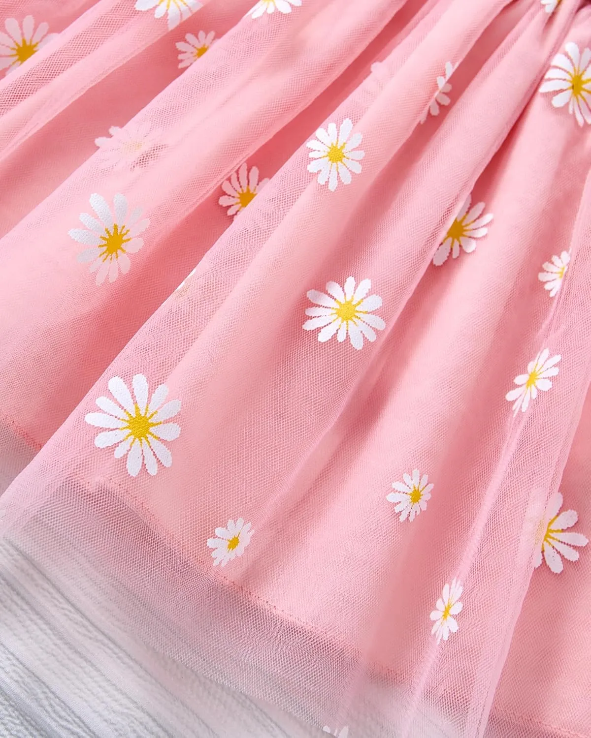 Baby Girl Clothes Toddler Girls Tulle Dress Infant Ruffle Halter Smocked Dresses Casual Sundress Summer Girls Outfit