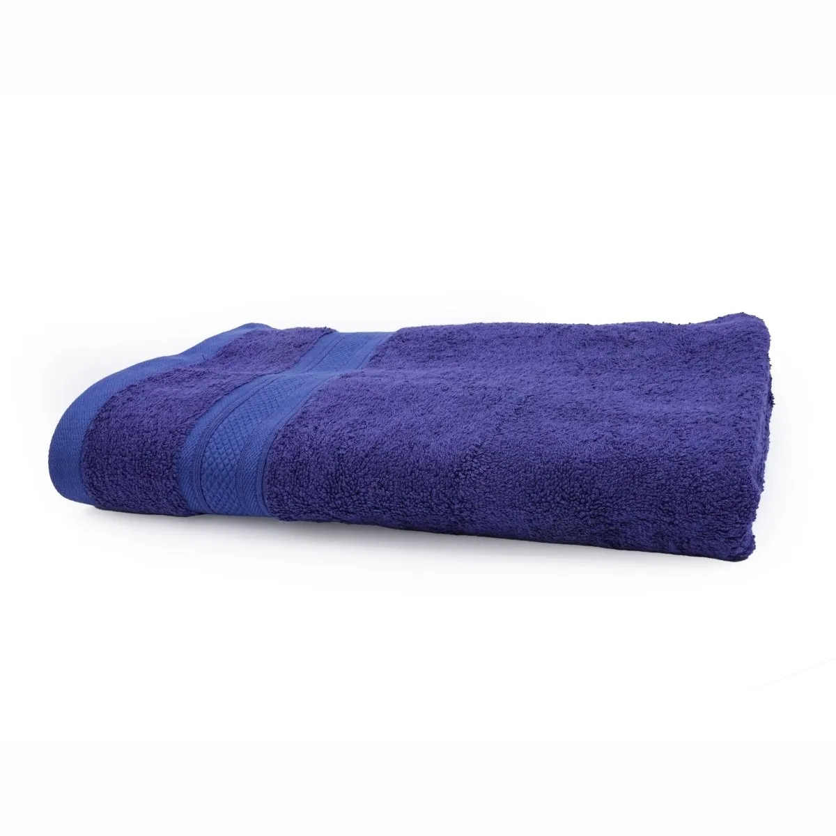 Bamboo Cotton Bath Towel (single piece) Festive Blue