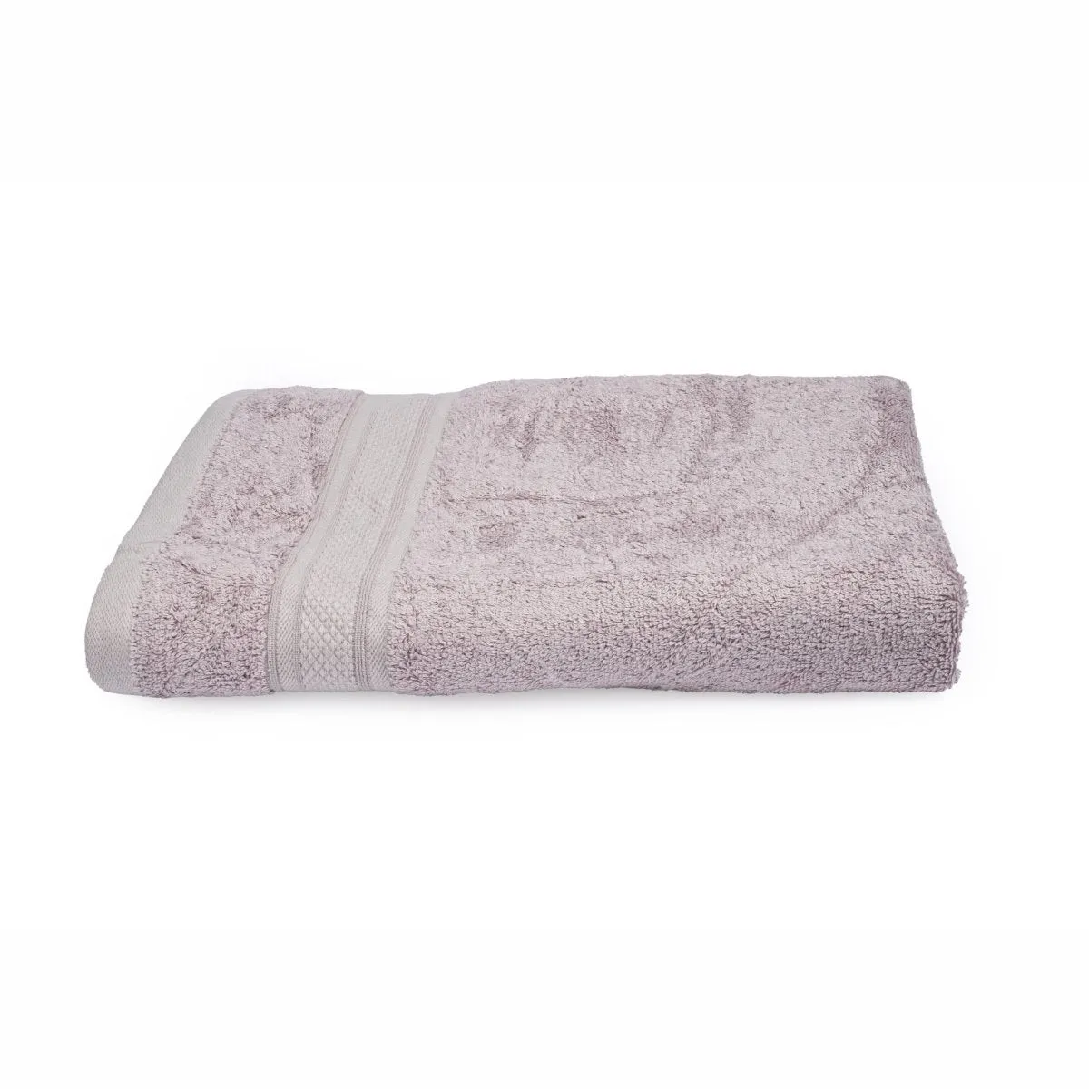 Bamboo Cotton Bath Towels And Hand Towels Set Of 2 Grape Grey