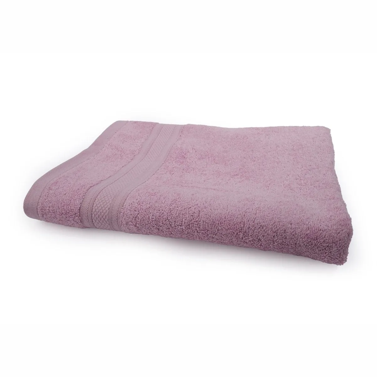 Bamboo Cotton Bath Towels And Hand Towels Set of 2 Light Pink