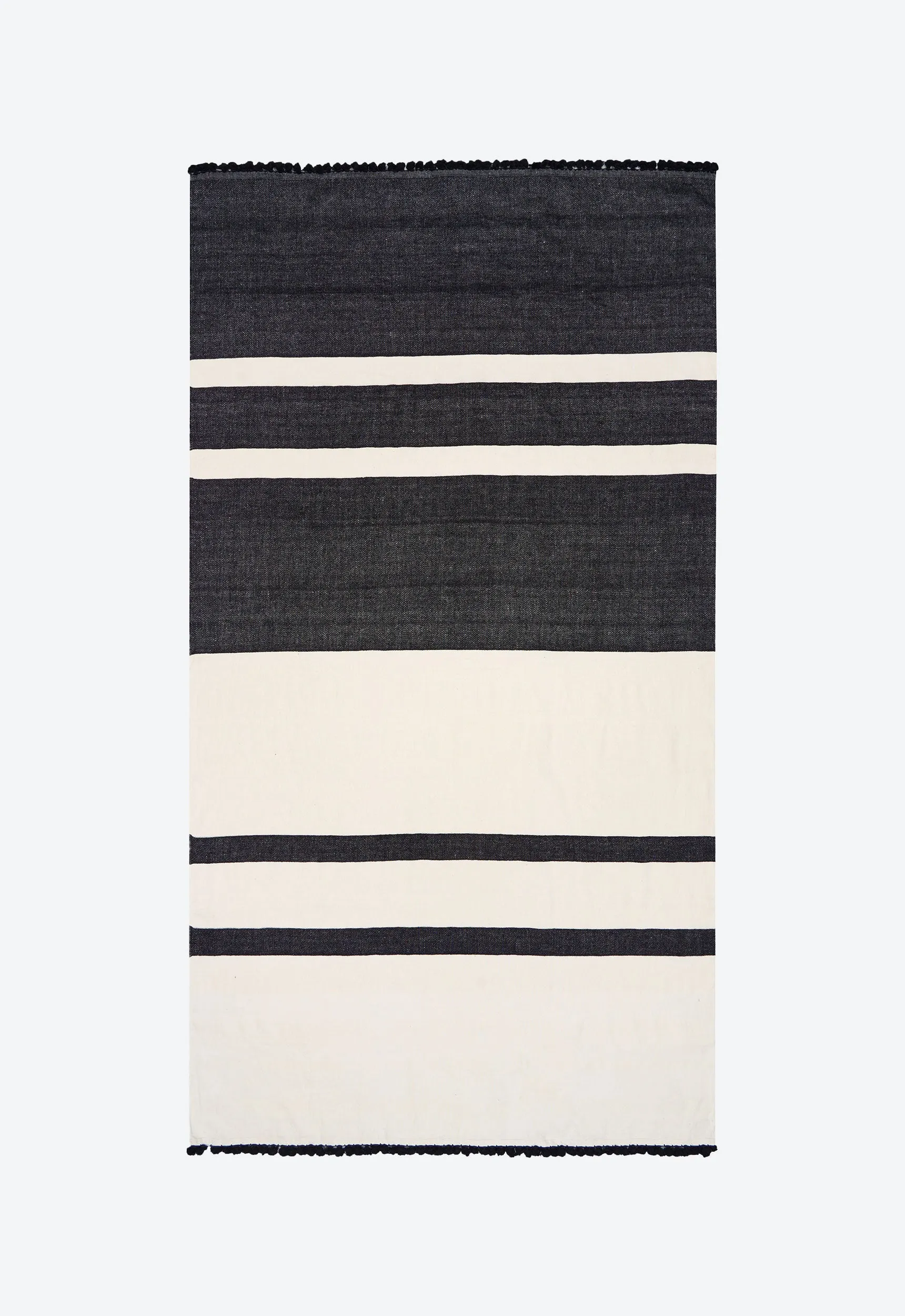 Bethels Beach Towel - Natural/Black
