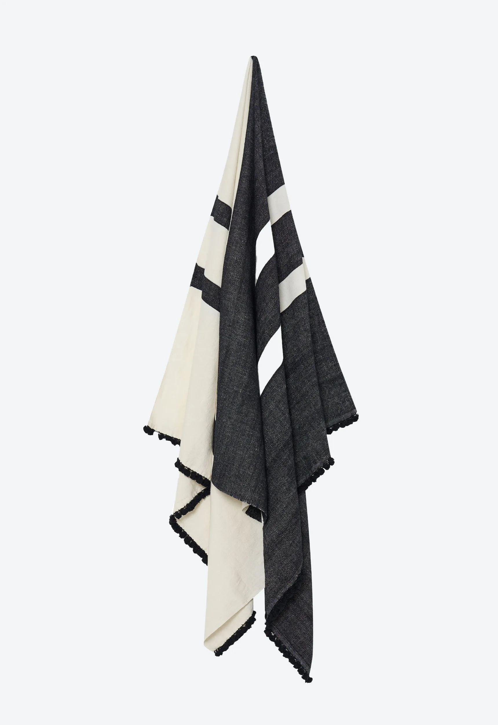 Bethels Beach Towel - Natural/Black