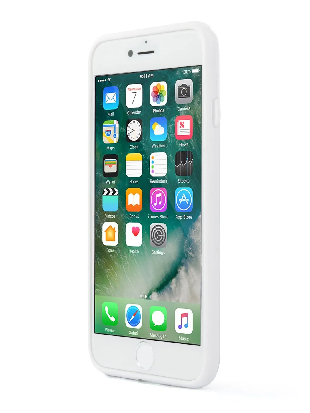 Christmas Lights on Wood - White Case