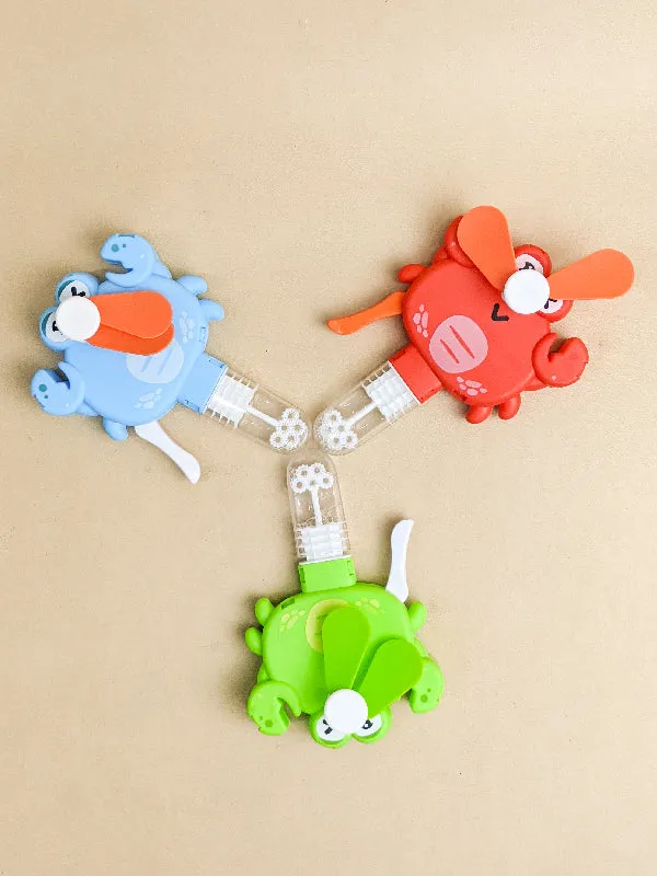 Crab Bubble Hand Fan For Kids