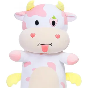Dairy Cattle Plush Long Throw Pillow, 43 Inches