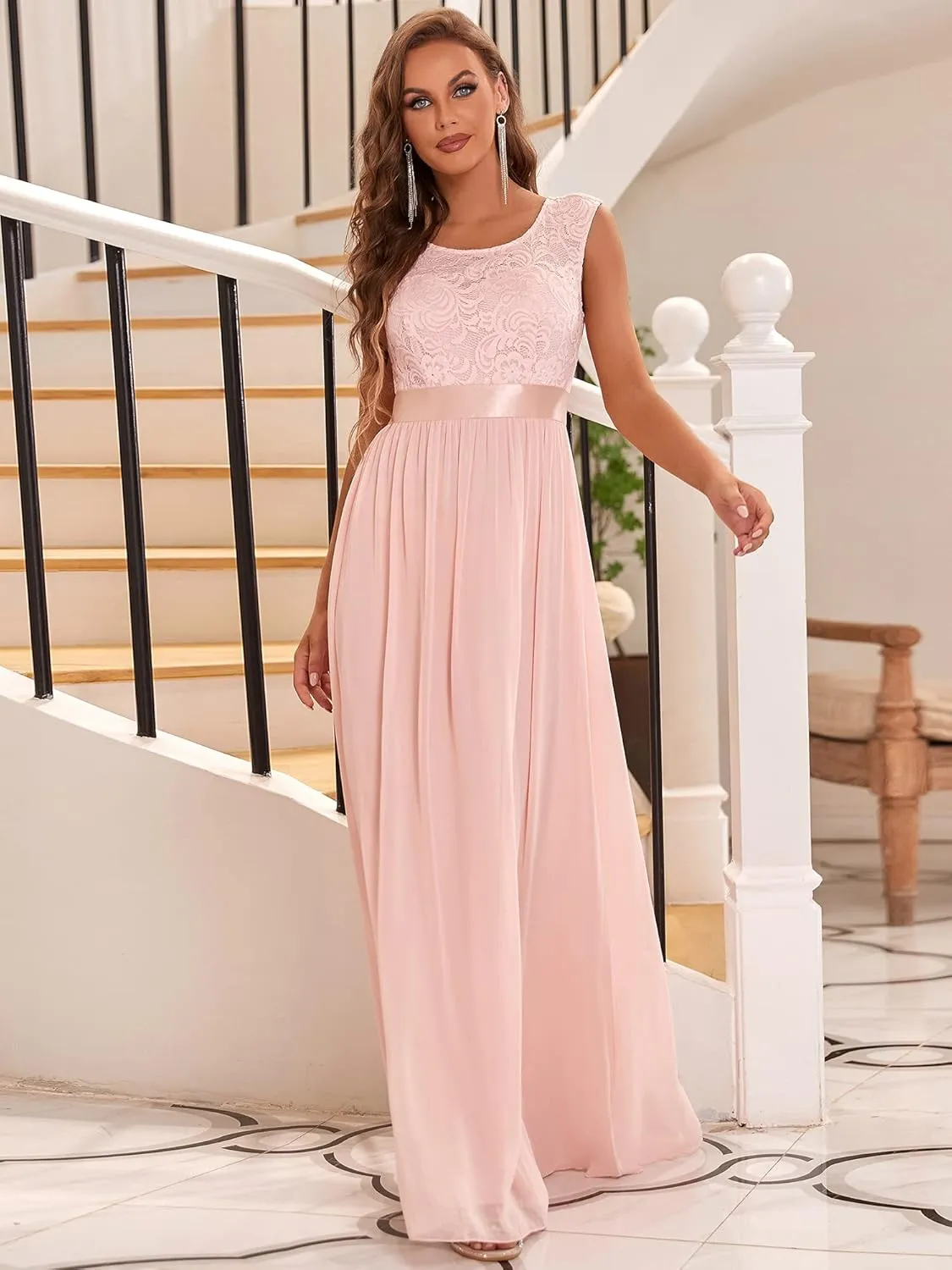 Ever-Pretty Women's Women's Ruched Empire Wasit Bridesmaid Dresses 0646