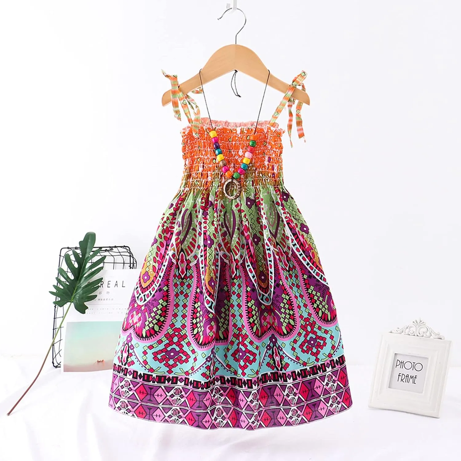 Flower Girl Dress Toddler Kids Baby Girl Floral Party Strap Tulle Dresses Casual Clothes Baby Girl Easter