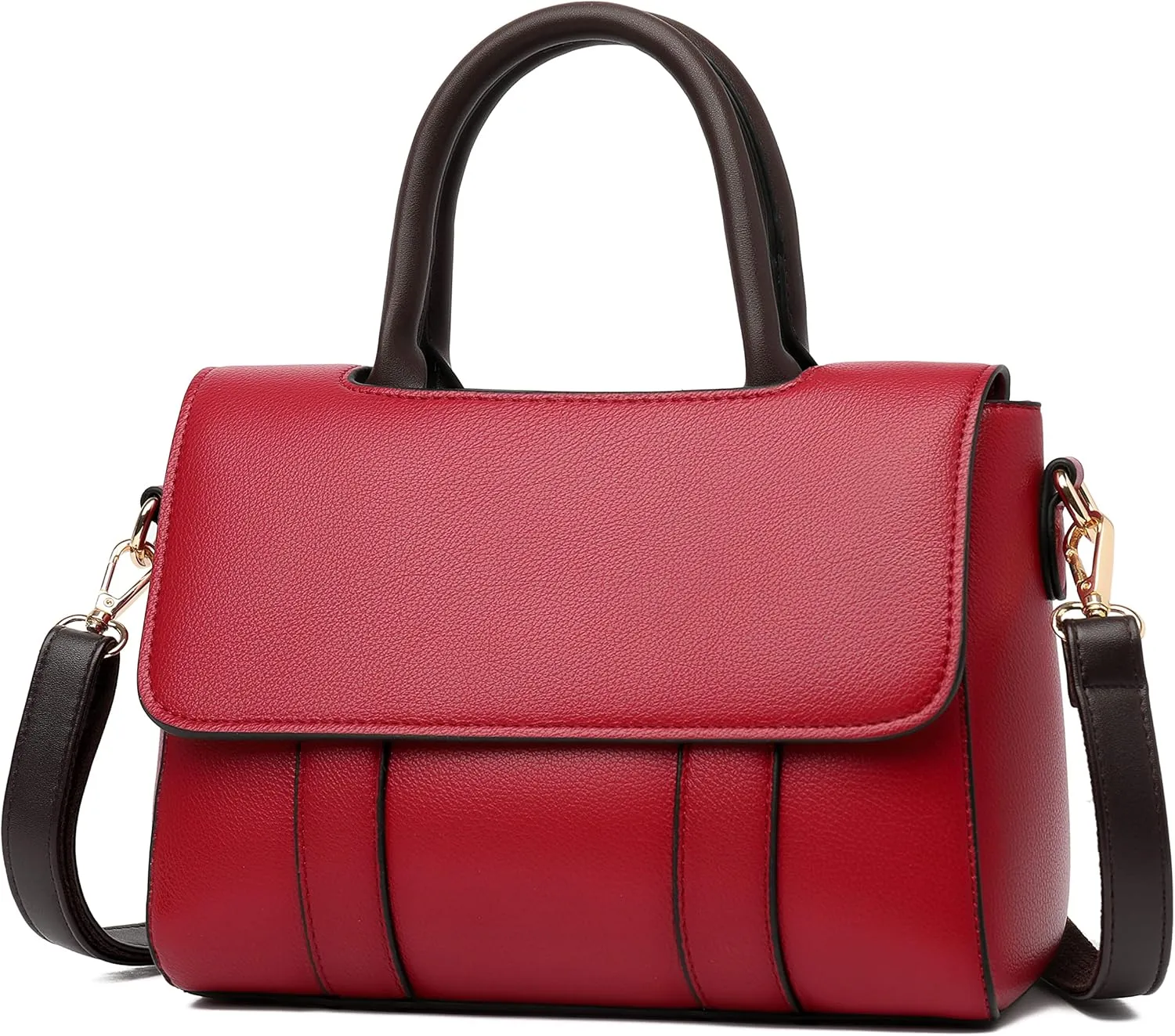 FSD.WG Small Quilted Crossbody Bag,Leather Ladies Shoulder Purses, Classic Satchel Handbag,Phone Wallet Purse for Women