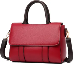 FSD.WG Small Quilted Crossbody Bag,Leather Ladies Shoulder Purses, Classic Satchel Handbag,Phone Wallet Purse for Women