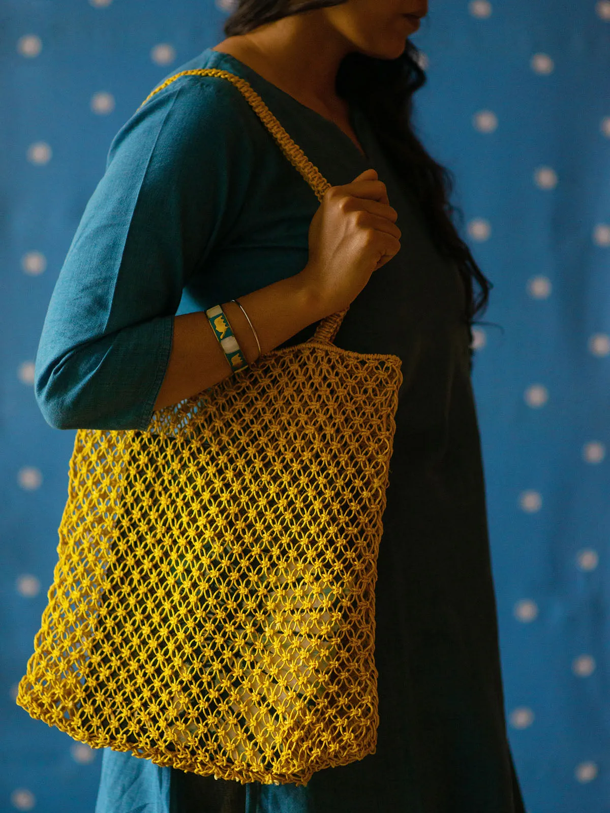 KINNARI Beach Bag Tumeric Yellow