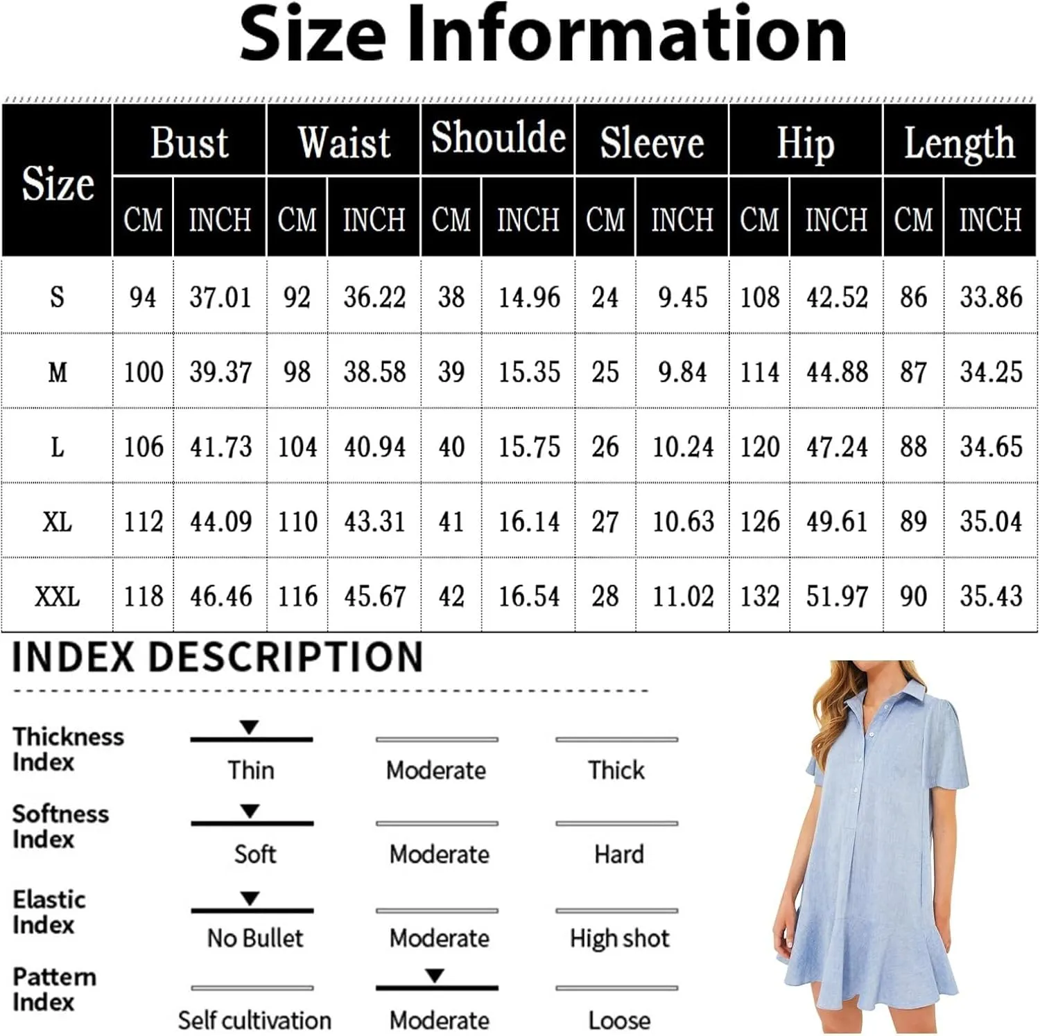Linen Shirt Dresses for Women Button Down Long Sleeve Short Mini Dress Classic Collar Ruffle Flowy Hem Sundress