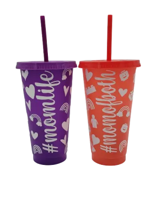 Liz's Custom Creations, Tumblers with Straw