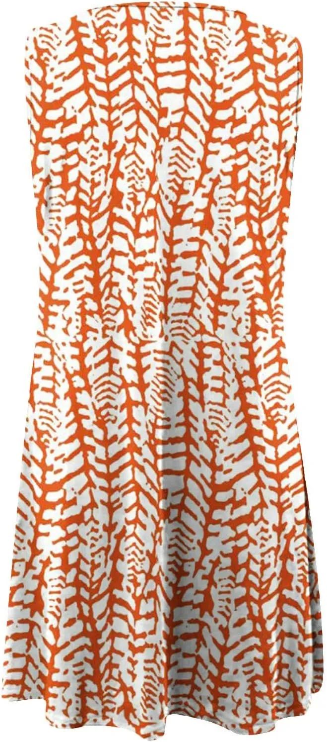 LRMQS Sun Dresses for Women 2025 Vacation Beach Casual Summer Sundresses Sleeveless Tank Short Boho Dress Spring Dresses