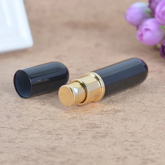 MUB  5ml  Refillable Portable Mini perfume bottle &Traveler Aluminum Spray  Atomizer Empty Parfum bottle