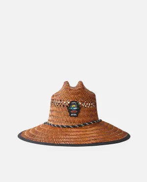Rip Curl Men's Logo Straw Hat Brown 1CTMHE-0009