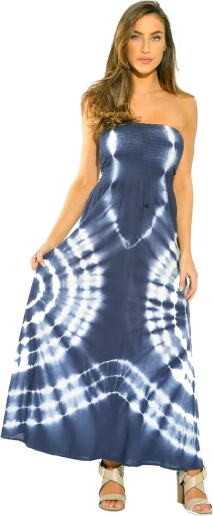 Riviera Sun Rasta Maxi Summer Dress for Women Long Sundress with Removable Straps