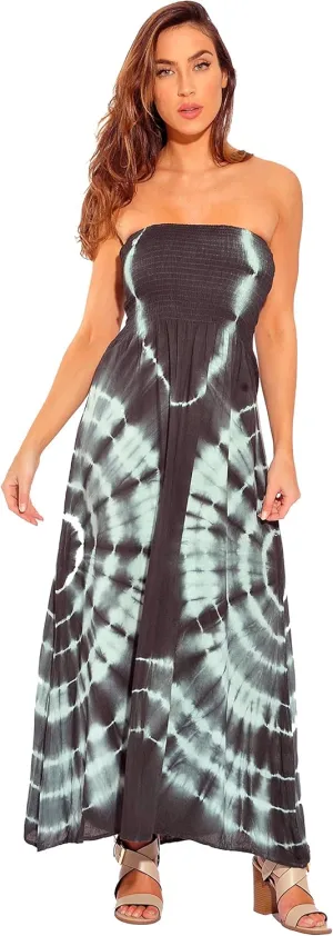 Riviera Sun Rasta Maxi Summer Dress for Women Long Sundress with Removable Straps