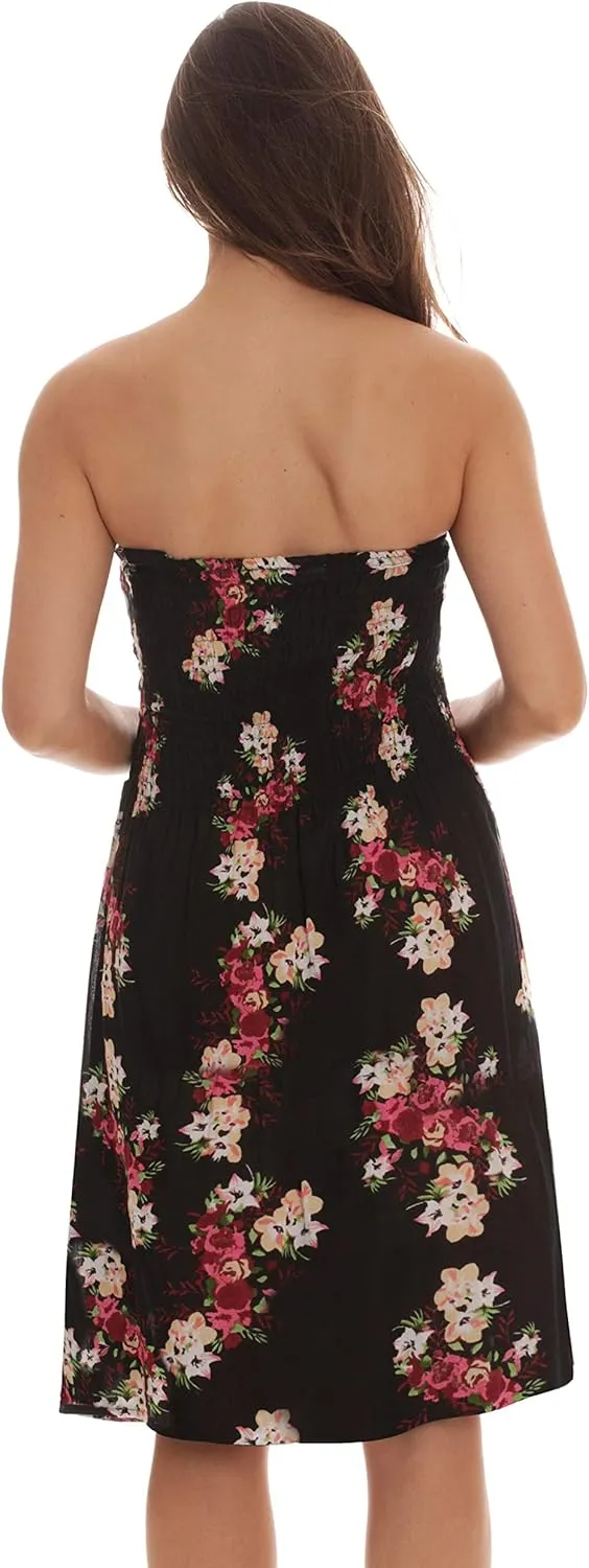 Riviera Sun Strapless Tube Short Dress Summer Dresses