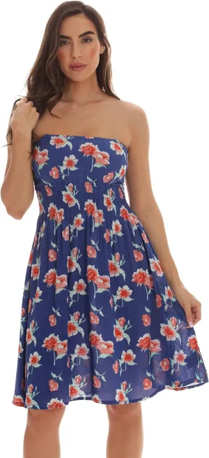 Riviera Sun Strapless Tube Short Dress Summer Dresses