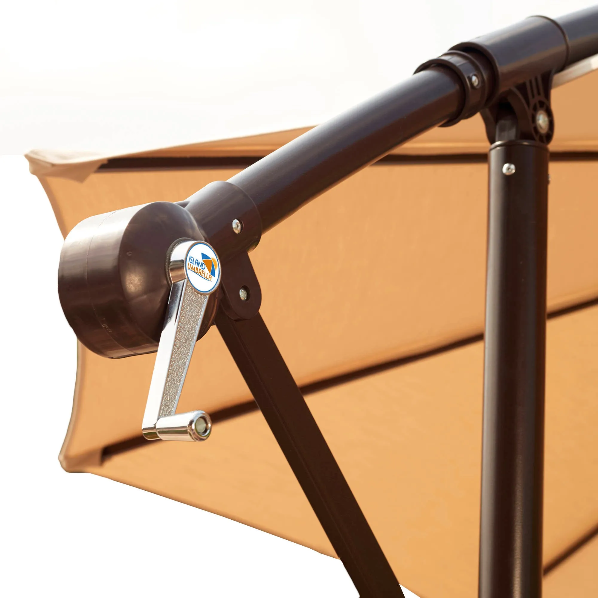 Santiago 10-ft Octagonal Cantilever Umbrella with Sunbrella Canopy