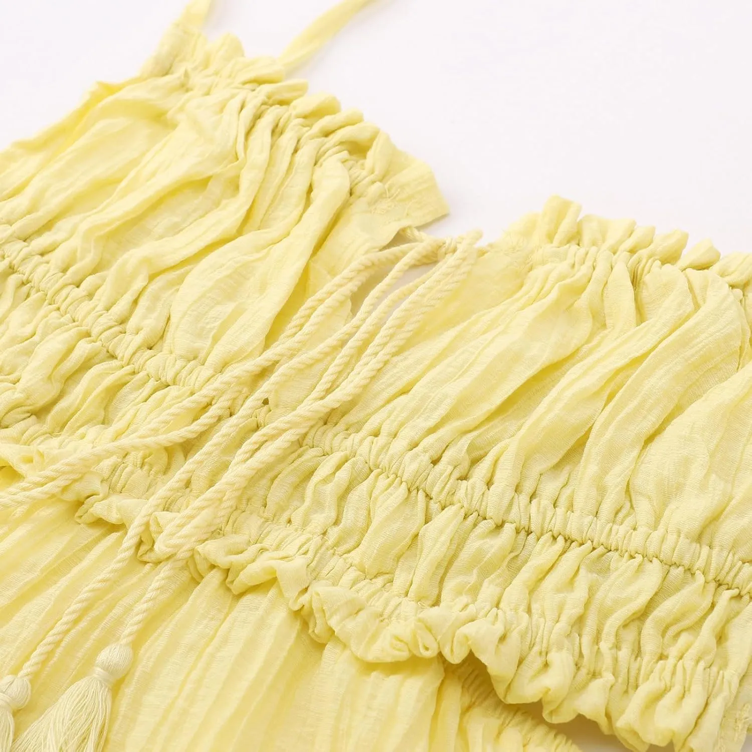 Sexy Dresses for Women Summer Spaghetti Strap Short Dress Side Cutout Drawstring Front Mini Sun Dress Prom Dresses