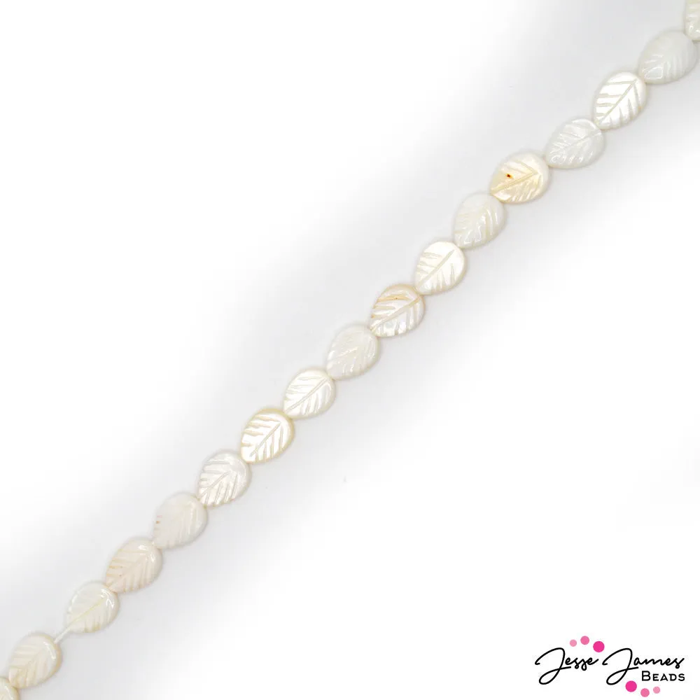 Shell Bead Strand in Sand Castle Dreams