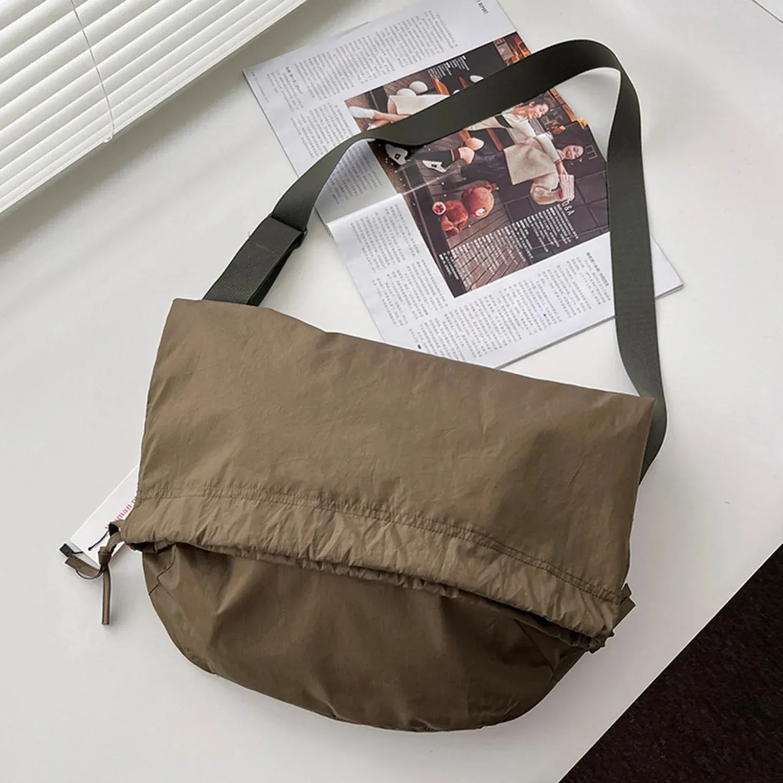 Sohiwoo Birthday Colors 4 Solid Simple Bag Tote Practical For Nylon Sale Color Spacious Gift Tote Bag Christmas PR