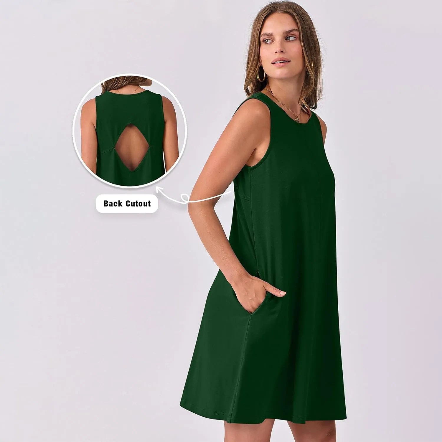 Summer Dresses for Women 2025 Vacation Boho Beach Backless Cover Up Ruffle Mini Dress Casual Loose Flowy Sun Dress