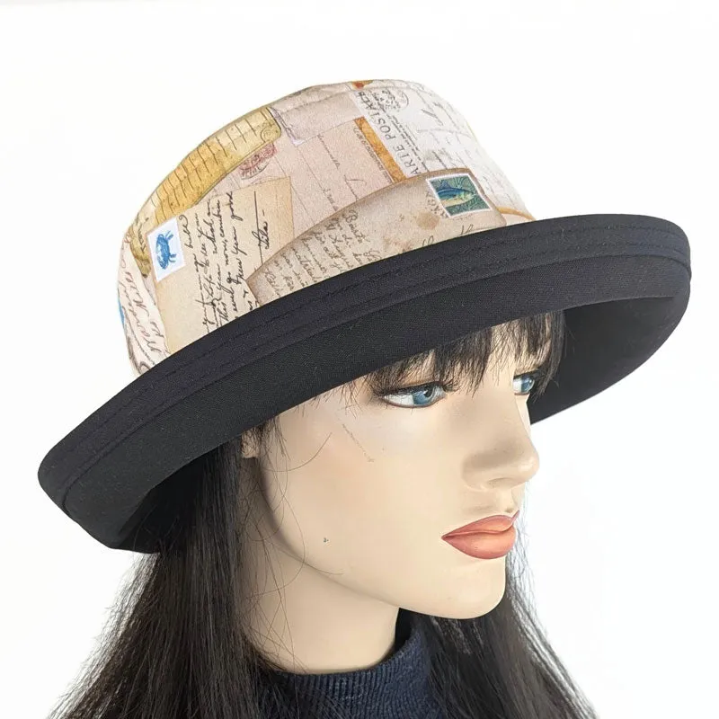 Sunblocker UV summer hat sun hat with wide brim, postcards, adjustable fit