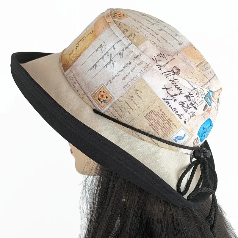 Sunblocker UV summer hat sun hat with wide brim, postcards, adjustable fit