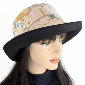 Sunblocker UV summer hat sun hat with wide brim, postcards, adjustable fit