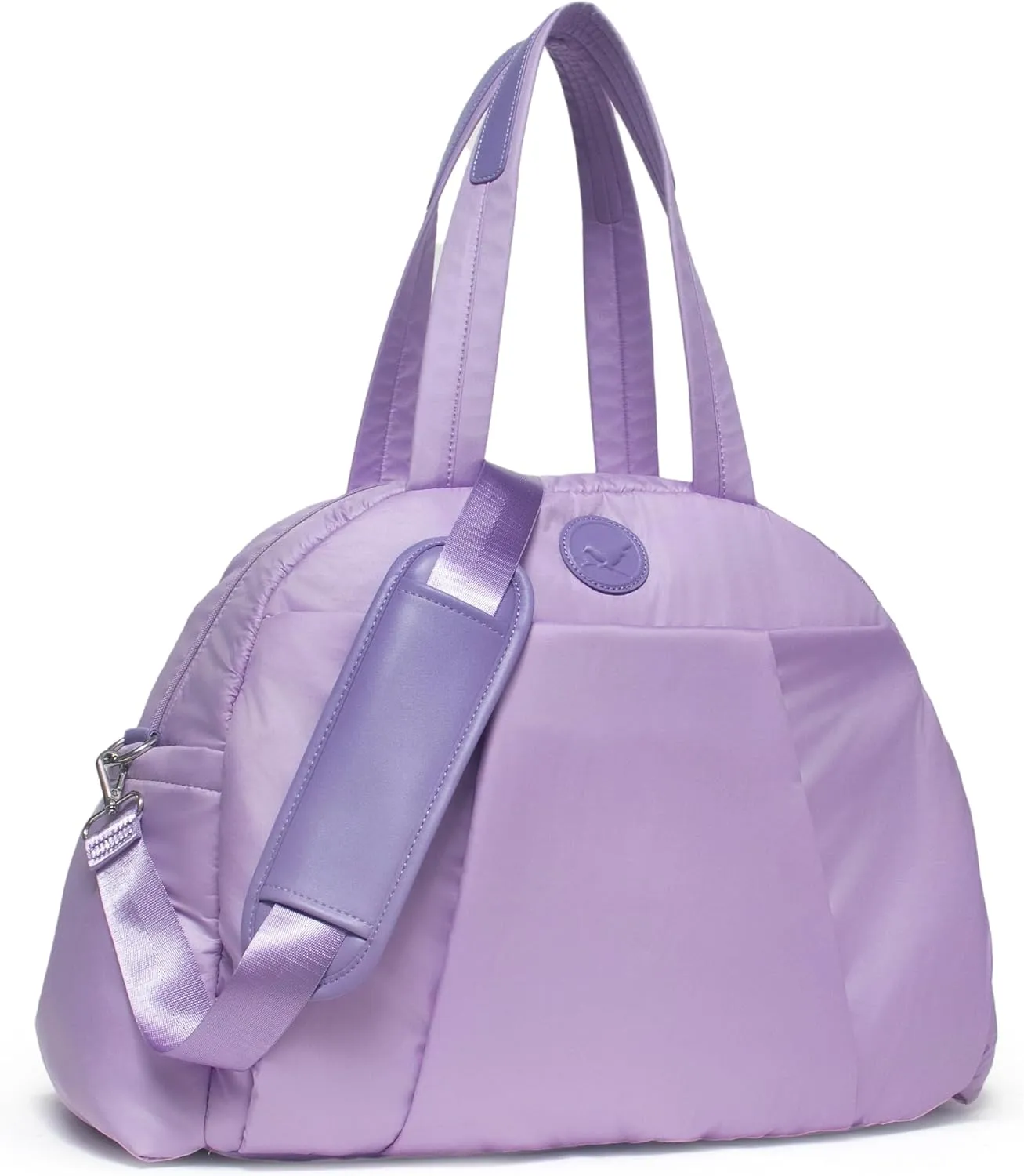 SUNNY BIRD Gym Duffel Bag for Women, Weekender Overnight Bag for Travel (Lilac)