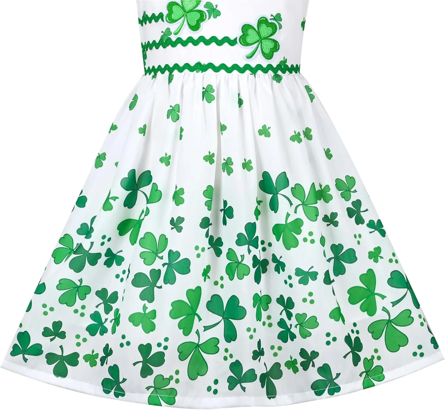 Sunny Fashion Girls Dress Rose Flower Double Bow Tie Party Sundress