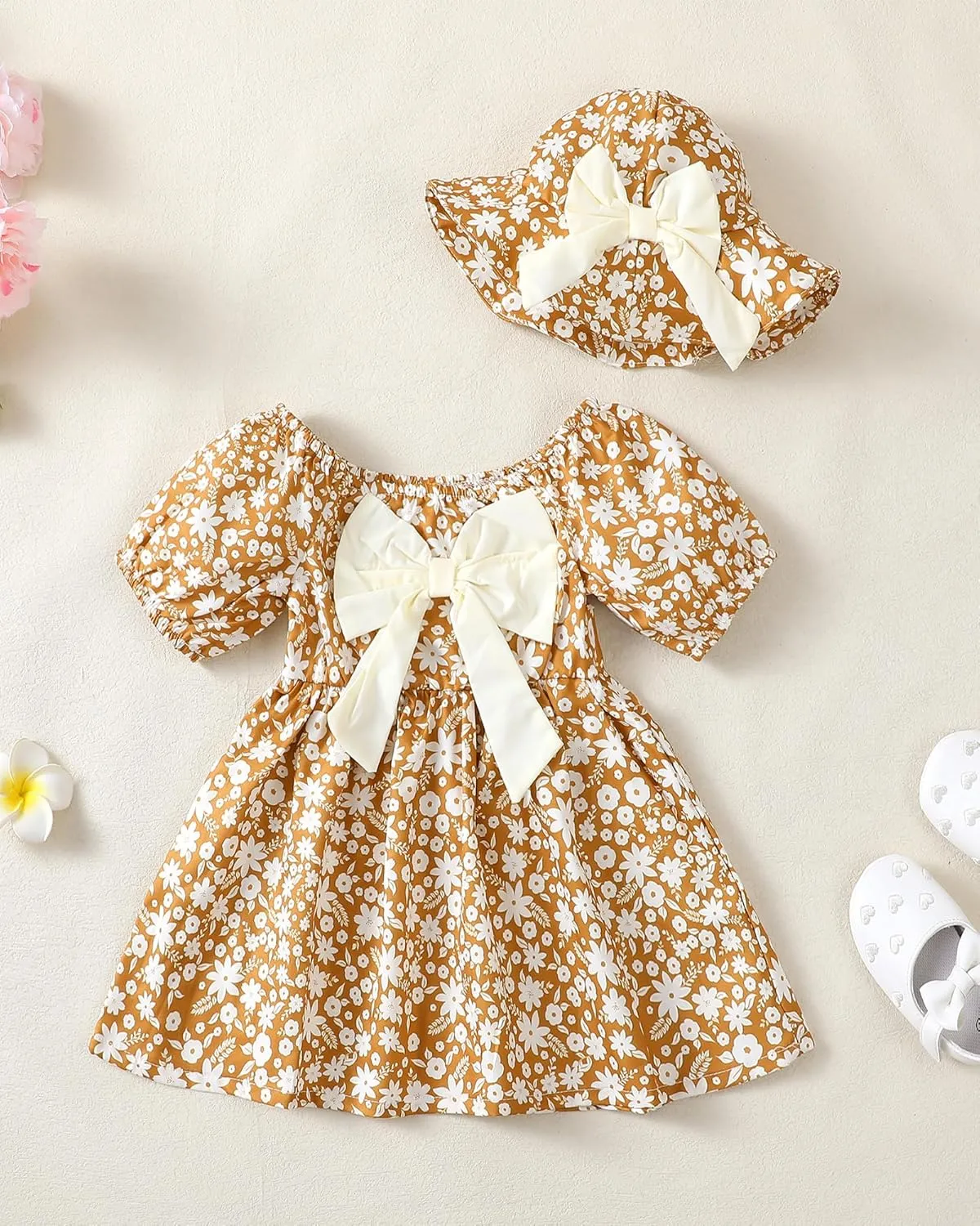 Toddler Baby Girls Summer Dresses 12 18 24 Girl Clothes Floral Casual Sundress 2t 3t Dresses for Toddler Girls