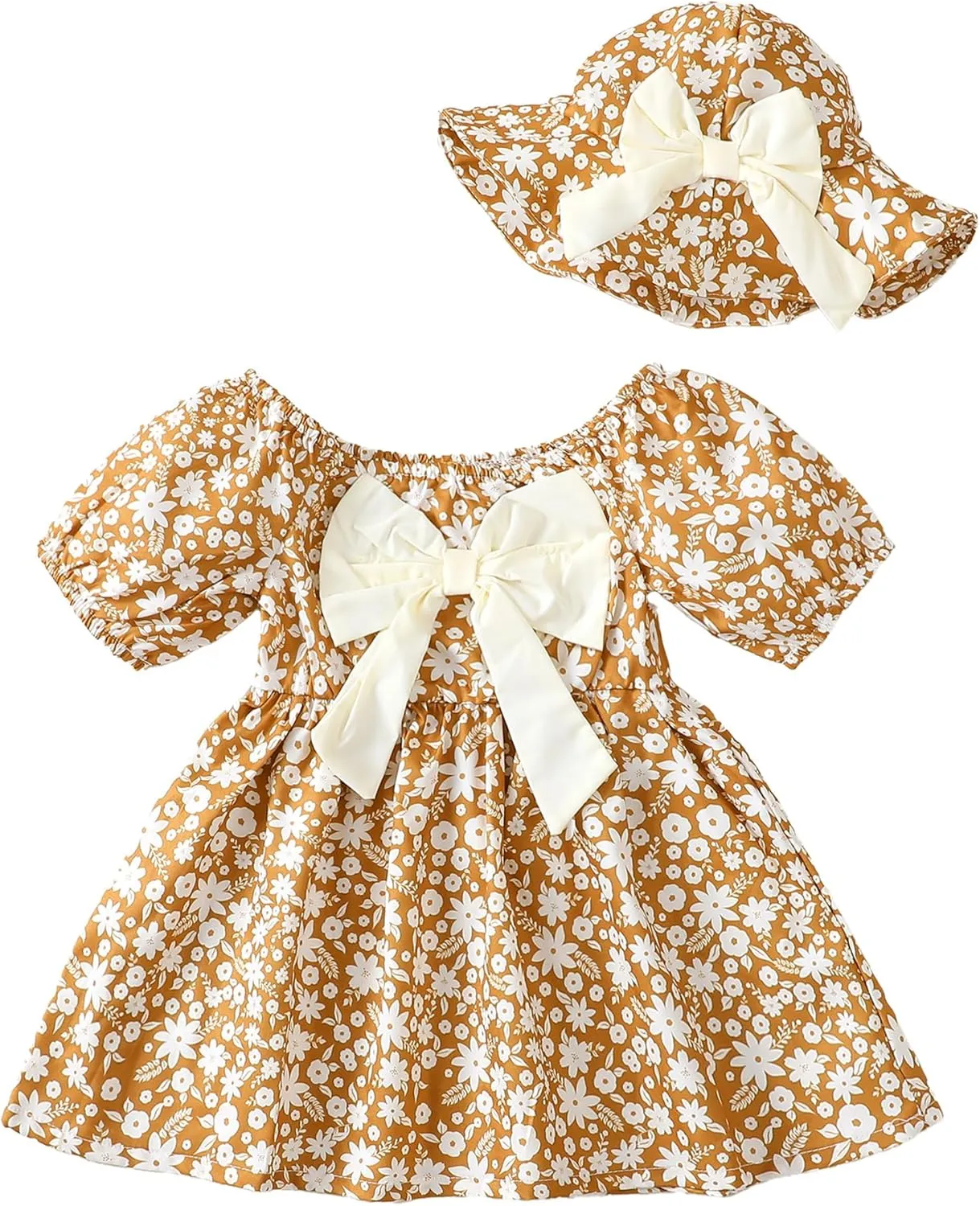 Toddler Baby Girls Summer Dresses 12 18 24 Girl Clothes Floral Casual Sundress 2t 3t Dresses for Toddler Girls