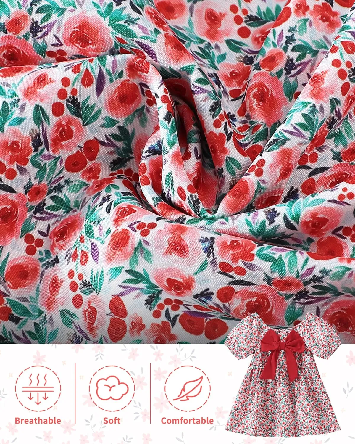 Toddler Baby Girls Summer Dresses 12 18 24 Girl Clothes Floral Casual Sundress 2t 3t Dresses for Toddler Girls