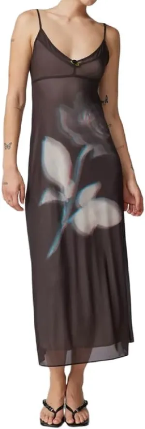 Women Floral Spaghetti Strap Maxi Dress Boho Sleeveless Slim Fit Long Slip Dress Elegant Bodycon Summer Sundress