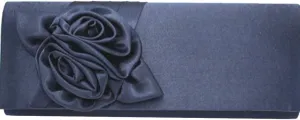 Women Simple Classic 3D Floral Handbag Fashion Evening Bag Party Prom Clutch Bag Bride Wedding Purse