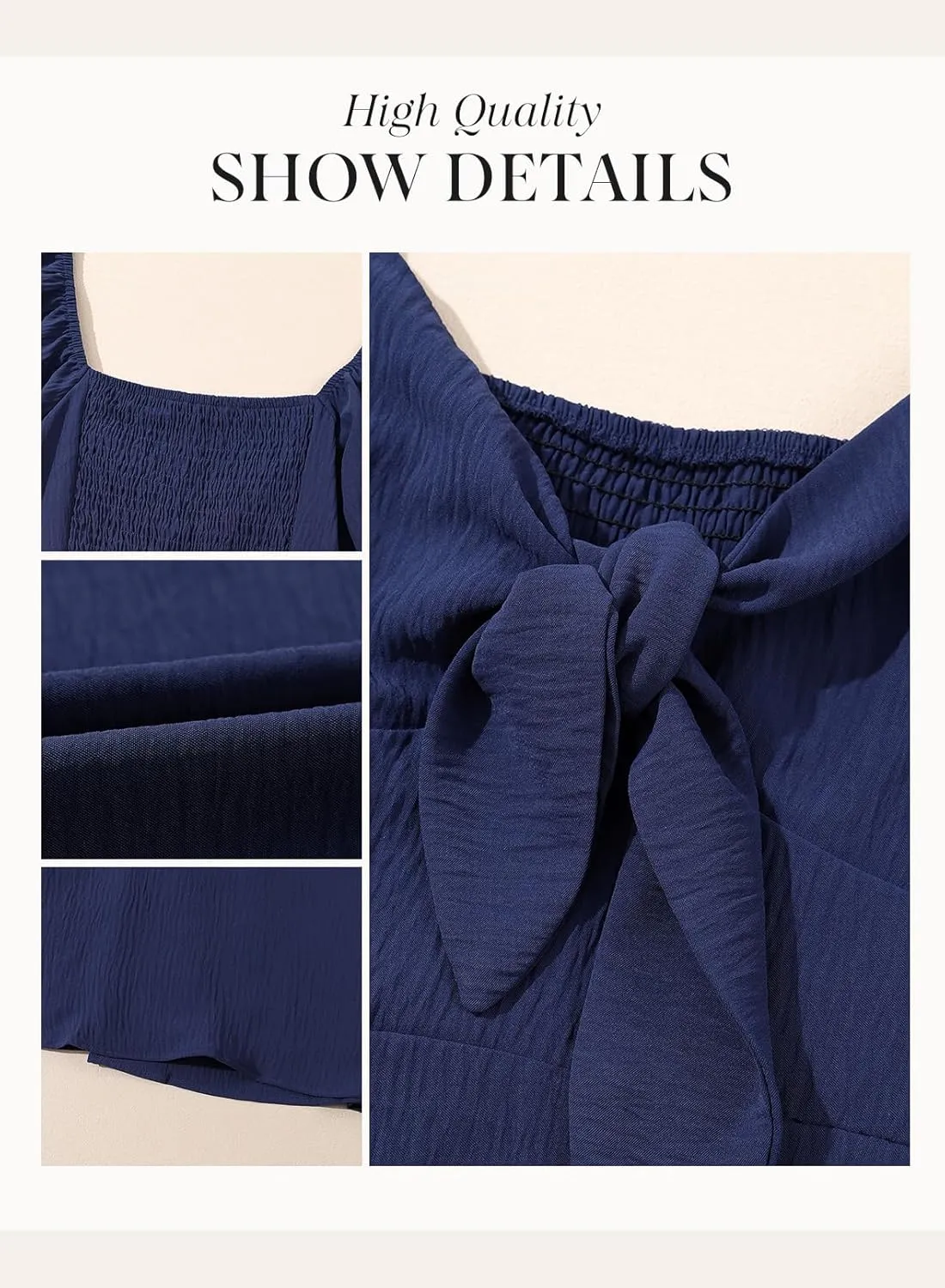 Womens Dresses 2024 Spring Summer Deep V Neck Elegant Bow tie Mini Dress S-XL